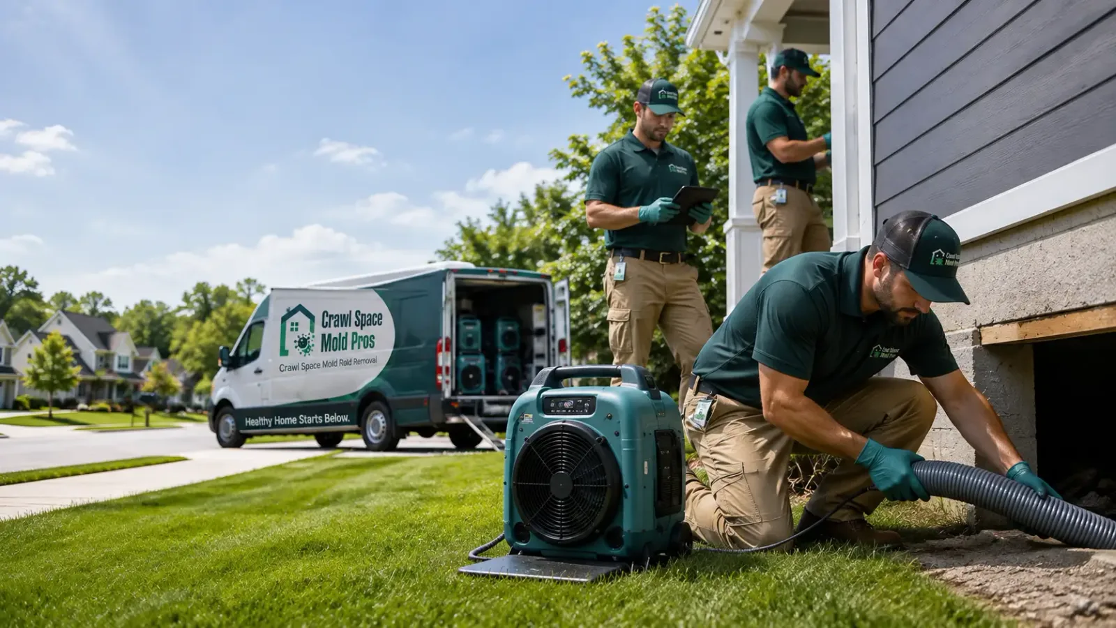 Crawl Space Mold Removal in Eure, NC